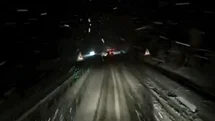 Ani Kar Yağışı Nedeniyle Yollar Kapandı