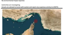BAE Açıklarında Tankere Saldırı Şüphesi