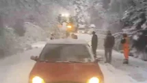 Bolu'da Mayıs Ayında Kar Yağışı