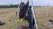 Osmaniye’de içme suyu kuyusuna düşen tilki kurtarıldı
