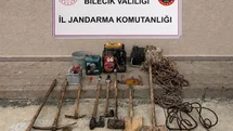 Bilecik'te Define Arama Operasyonu