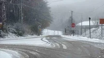 Bolu Dağı'nda Mayıs Ayında Kar Yağdı