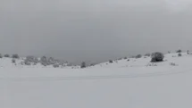 Karabük'te Kış Manzarası Geri Döndü
