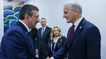 Cumhurbaşkanı Yardımcısı Yılmaz, Norveç Başbakanı Store ile görüştü