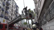 İstanbul Fatih'te Yangın Paniği