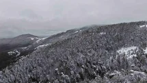 Kızılcahamam'da Kar Yağışı Görüntülendi