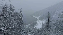 Bolu Abant Gölü'nde Kar Kalınlığı 20 Santimetre