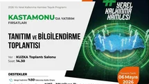 Kastamonu'da Yatırım Toplantısı Yapılacak