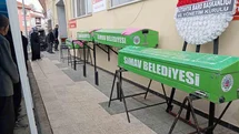 Uşak'ta Hayatını Kaybeden Aile Defnedildi