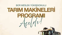 Niğde'de Tarım Makineleri Programı Açıldı