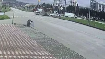 Amasya'da Kavşakta Çarpışma Yaşandı