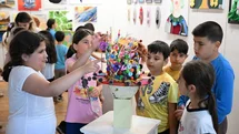 Mersin'de Çocuk Eserleri Sergilendi