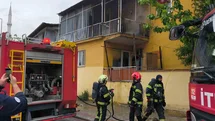 Denizli'de Balkon Yangını Paniğe Neden Oldu
