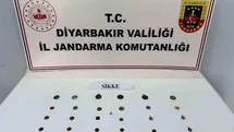 Diyarbakır’da tarihi eser kaçakçılığı operasyonu: 31 adet sikke ve obje ele geçirildi