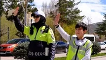 Bayburt'ta Trafik Bilinci Etkinliği