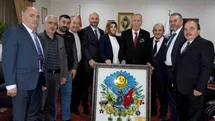 Erzurum'da ESOB Başkanı'na Hediye Ziyareti