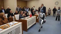 Canik’te Robot Meclis Toplantısı Yapıldı