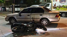 Keşan'da Motosiklet Kazası Meydana Geldi