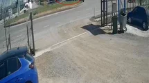 Lüleburgaz’da jandarma aracıyla çarpışan panelvan takla attı: 1 yaralı