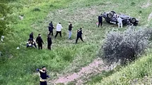 Adıyaman’da Tarlaya Uçan Otomobil Kazası