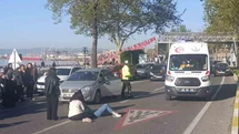Tekirdağ'da Motosiklet Kazası Yaşandı