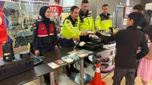 Gaziantep'te Jandarmadan Trafik Eğitimi