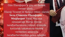 Elazığ'da Taraftarlara Otobüs Desteği