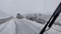 Erzurum'da Mayıs'ta Kar Yağışı