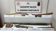 Gaziantep'te Kaçak Kazı Operasyonu