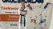 Aydın'da Tekvando Şampiyonu Özfidan
