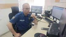 Antalya'da Polis Memuruna Duygusal Veda