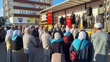 Vezirköprü'de Hacı Adayları Uğurlandı