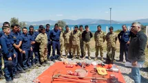 Aydın'da Askeri Personele Yangın Eğitimi