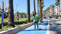 Marmaris’te Bisiklet Yolları Yenileniyor