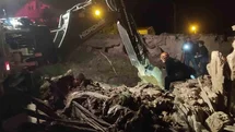 Sivas'ta Ağılda Çatı Çökmesi