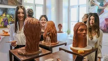 Lise Öğrencilerinin Sanat Sergisi Açıldı