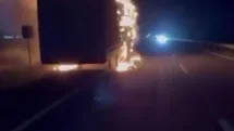 Diyarbakır'da Tır Yangını