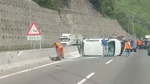Bolu Dağı'nda Trafik Kazası Oldu