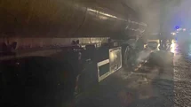 Osmaniye'de Tanker Yangını