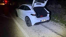 Önüne Çıkan Köpeğe Çarpan Araçta Hasar Oluştu