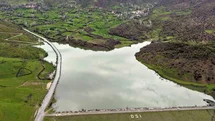 Hizan'daki Baraj Gölü Havadan Görüntülendi
