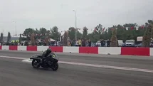Antalya'da Motodrag Yarışında Kaza