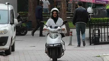 Çorum'da Motokurye Anne Örnek Oluyor