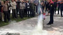 Bayburt Adliyesi'nde Yangın Eğitimi Verildi