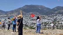 Bodrum'da Uçurtma Festivali Renkli Görüntülerle Gerçekleşti