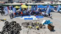 38 Dalgıçla Deniz Temizliği Yapıldı