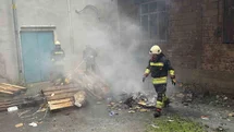 Ordu'da Atık Malzeme Yangını