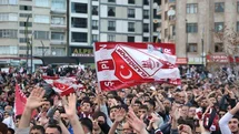 Elazığ’da Maç Coşkusu Yaşandı