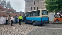 Safranbolu'da Freni Boşalan Dolmuş Kazası