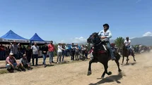 Yenipazar'da Rahvan At Yarışları Heyecanı